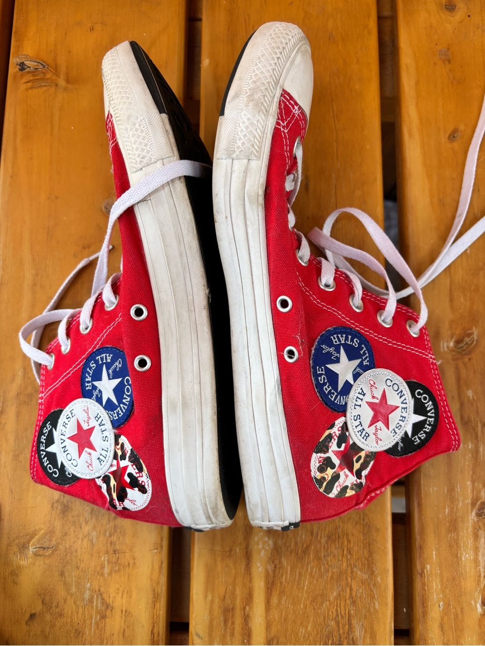 Converse Chuck Taylor All Star High Top "Logo Play" - University Red. Men 9/W 11 - Picture 3 of 7